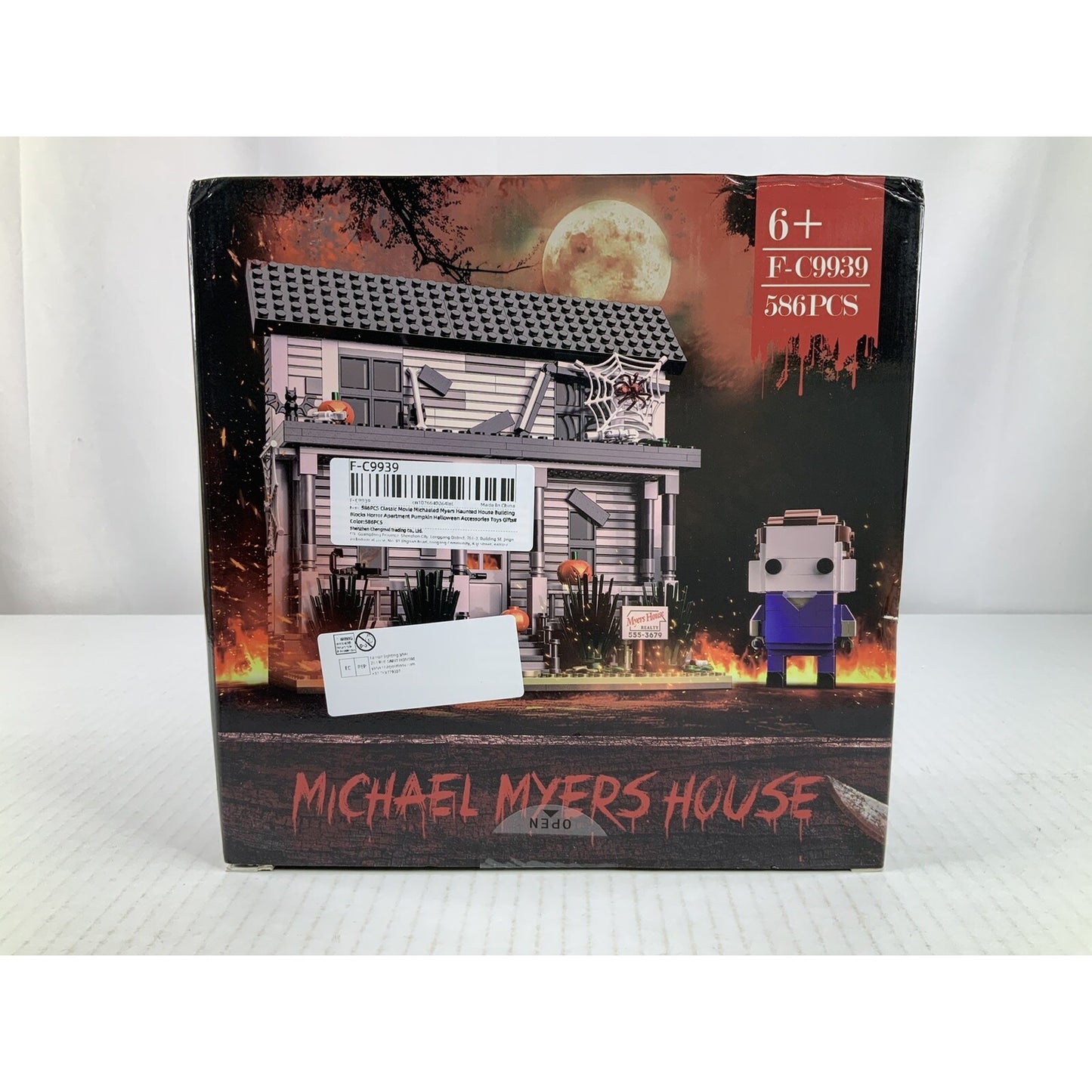 New Michael Myers House Building Block Set Compatible NIB Halloween READY STOCK