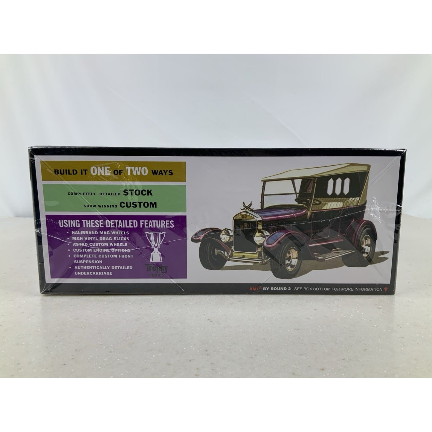 AMT 1927 Ford Touring T 27 1:25 model kit DISTRESSED BOX