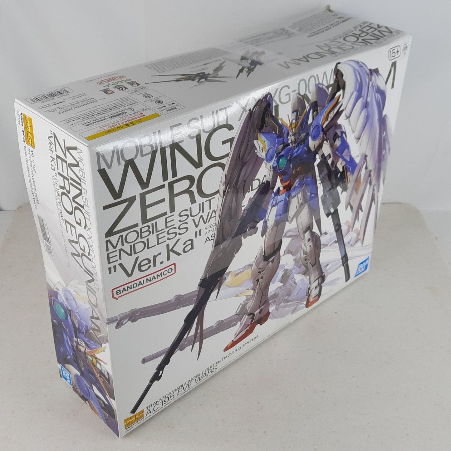 BANDAI MG Wing Gundam Zero EW Ver. Ka XXXG-00W0 1:100 model kit DISTRESSED BOX