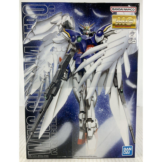 BANDAI MG Wing Gundam Zero Custom EW XXXG-00W0 1:100 model kit DISTRESSED BOX