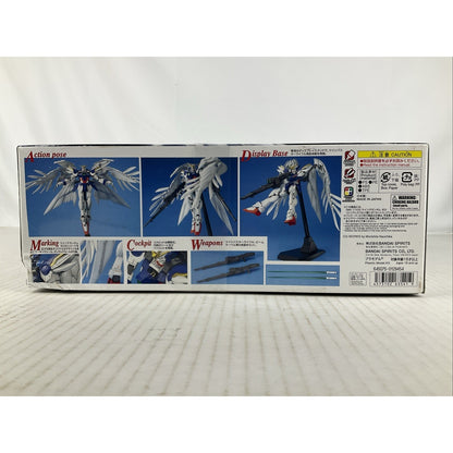 BANDAI MG Wing Gundam Zero Custom EW XXXG-00W0 1:100 model kit DISTRESSED BOX