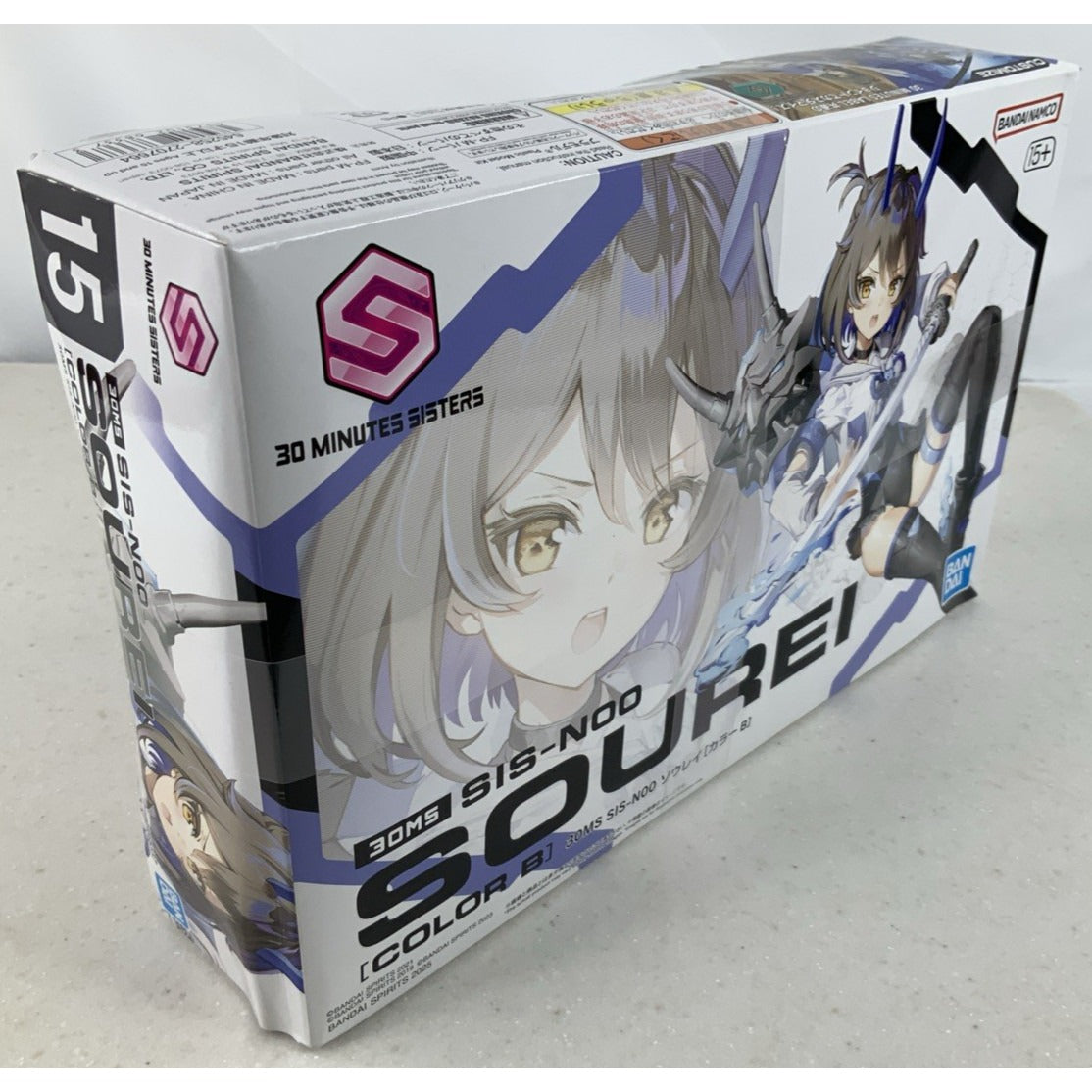 BANDAI 30MS Sourei Color B Sis-N00 15 model kit DISTRESSED BOX