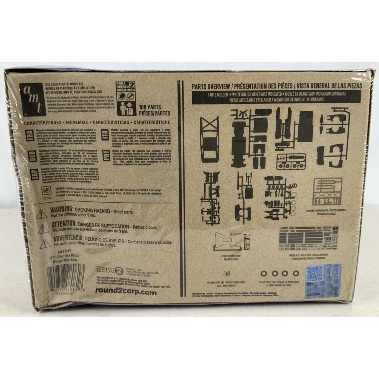 AMT 1977 Chevy Monza Mirage street machine 77 1:25 model kit DISTRESSED BOX