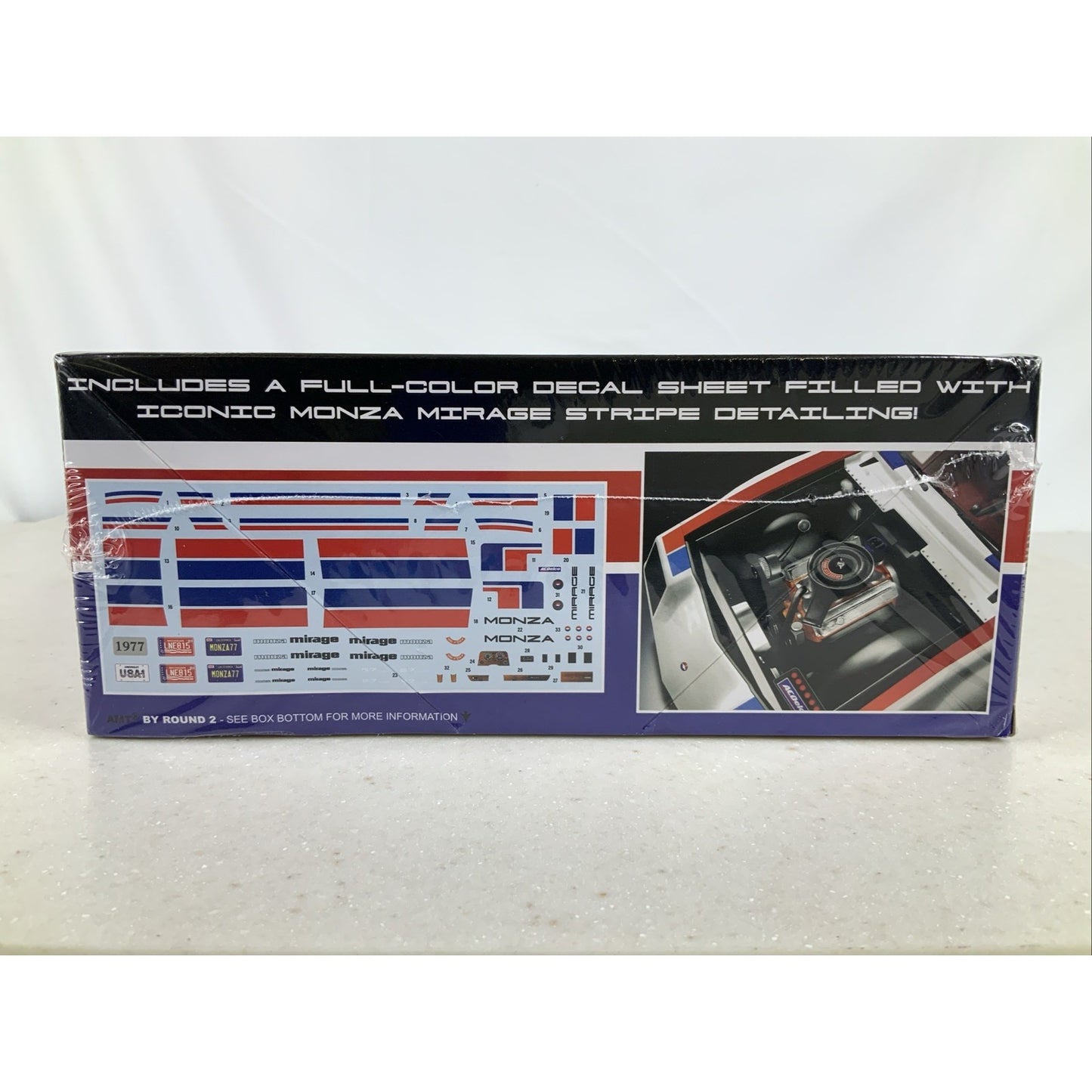 AMT 1977 Chevy Monza Mirage street machine 77 1:25 model kit DISTRESSED BOX