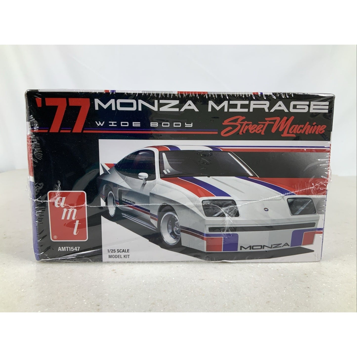AMT 1977 Chevy Monza Mirage street machine 77 1:25 model kit DISTRESSED BOX