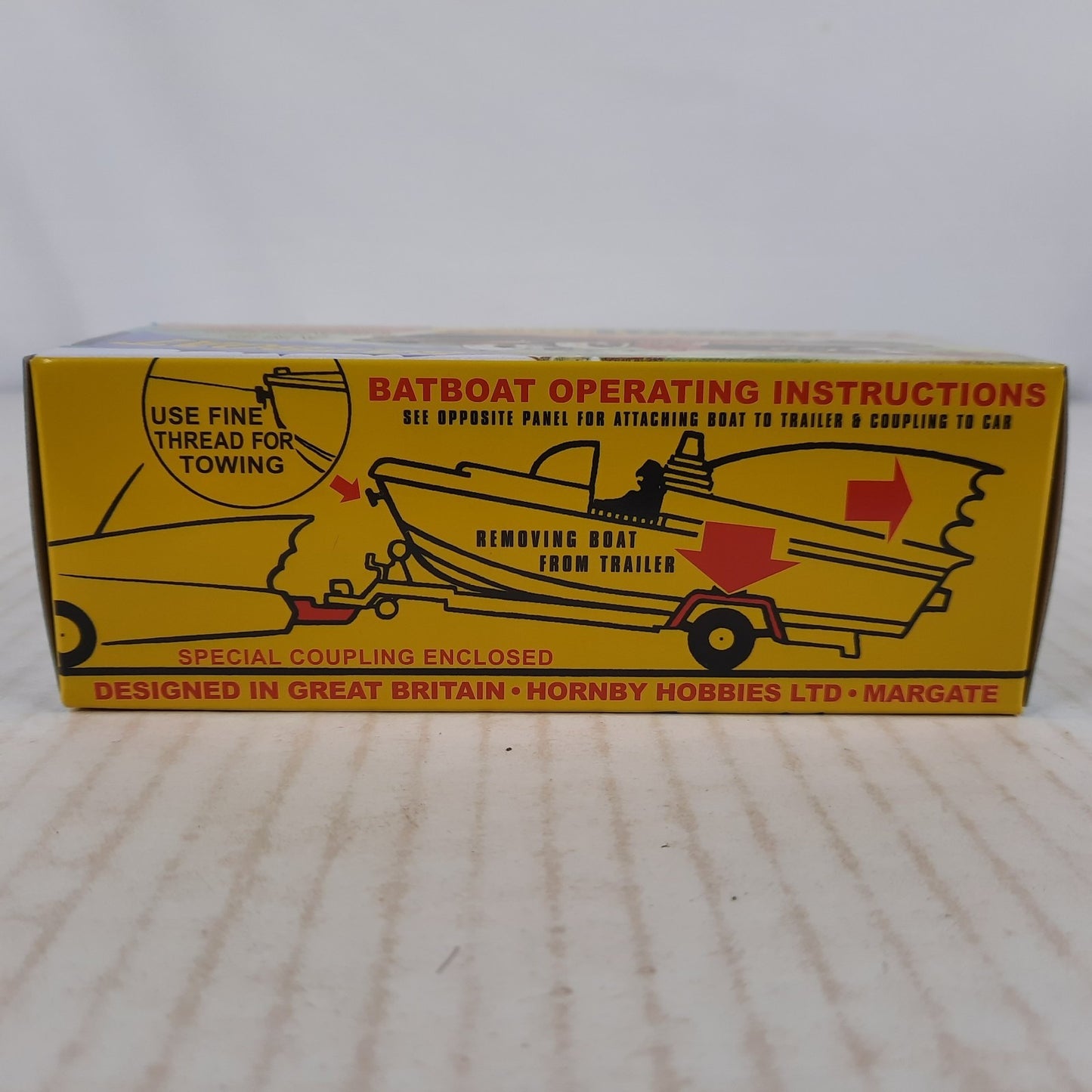 USA SHIP Corgi Batman Batboat 107 & trailer toy 2025 Reissue for Batmobile NEW