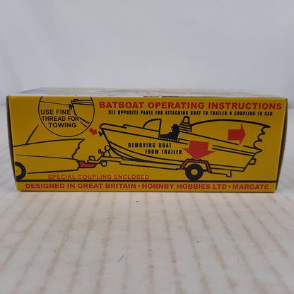 USA SHIP Corgi Batman Batboat 107 & trailer toy 2025 Reissue for Batmobile NEW