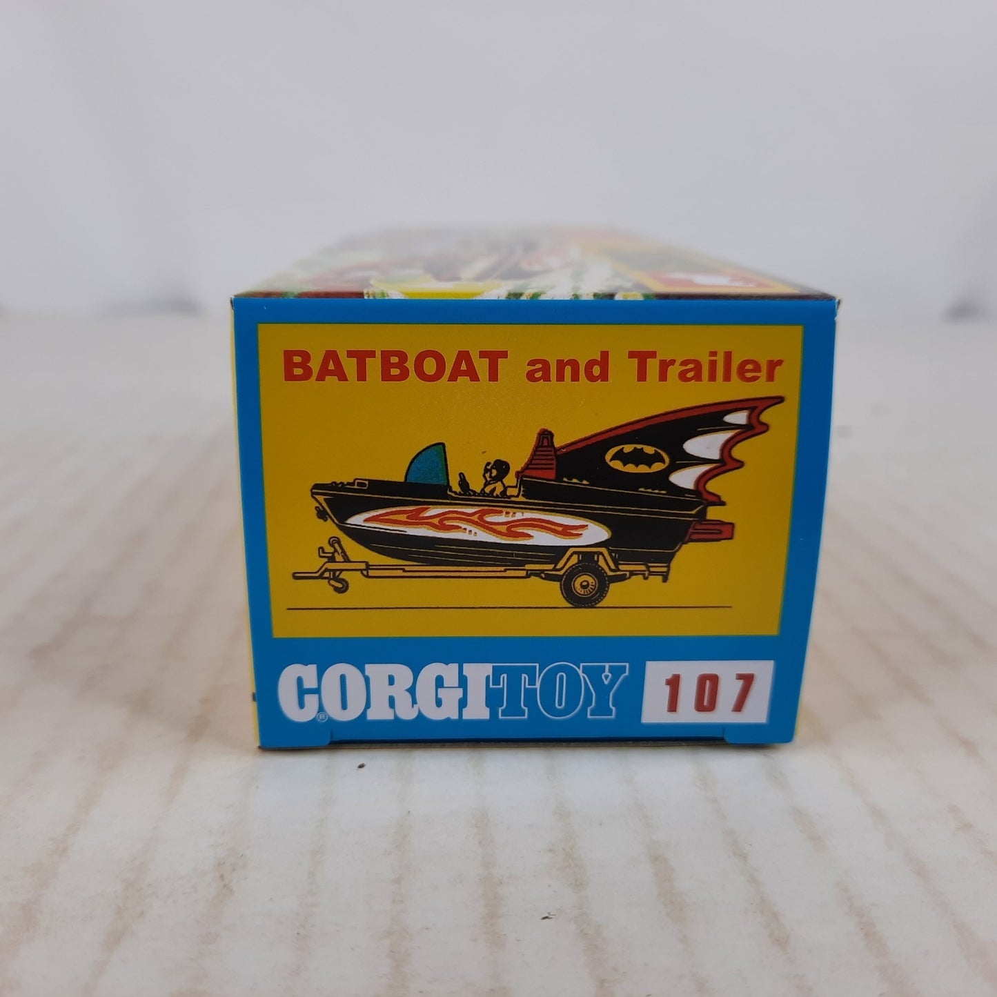 USA SHIP Corgi Batman Batboat 107 & trailer toy 2025 Reissue for Batmobile NEW