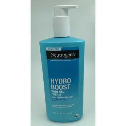 Neutrogena Hydro Boost Body Gel Cream Moisturizer 16 Ounce New