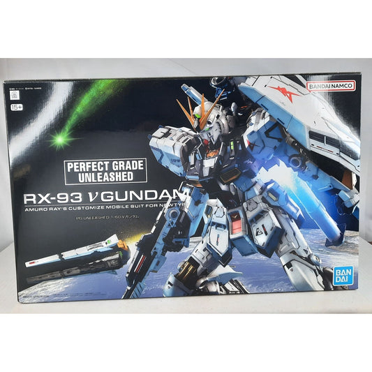 BANDAI PG RX-93 Nu v Gundam Unleashed 1:60 model kit DISTRESSED BOX