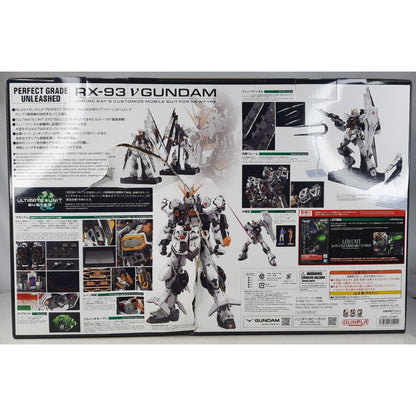 BANDAI PG RX-93 Nu v Gundam Unleashed 1:60 model kit DISTRESSED BOX