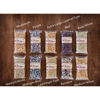 Amish Country Popcorn 10/4oz. Variety Pack Popcorn Stocking Stuffer Gift Set Box