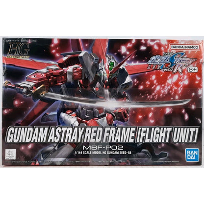 Bandai Gundam Astray Red Frame HG Flight Unit SEED MBF-P02 Model Kit DISTRESSED