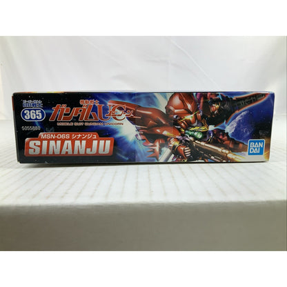 BANDAI Sinanju Gundam MSN-06S UC SD 365 model kit DISTRESSED BOX