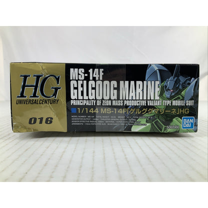 BANDAI HG MS-14F Gelgoog Marine Gundam 016 0083 1:144 model kit DISTRESSED BOX