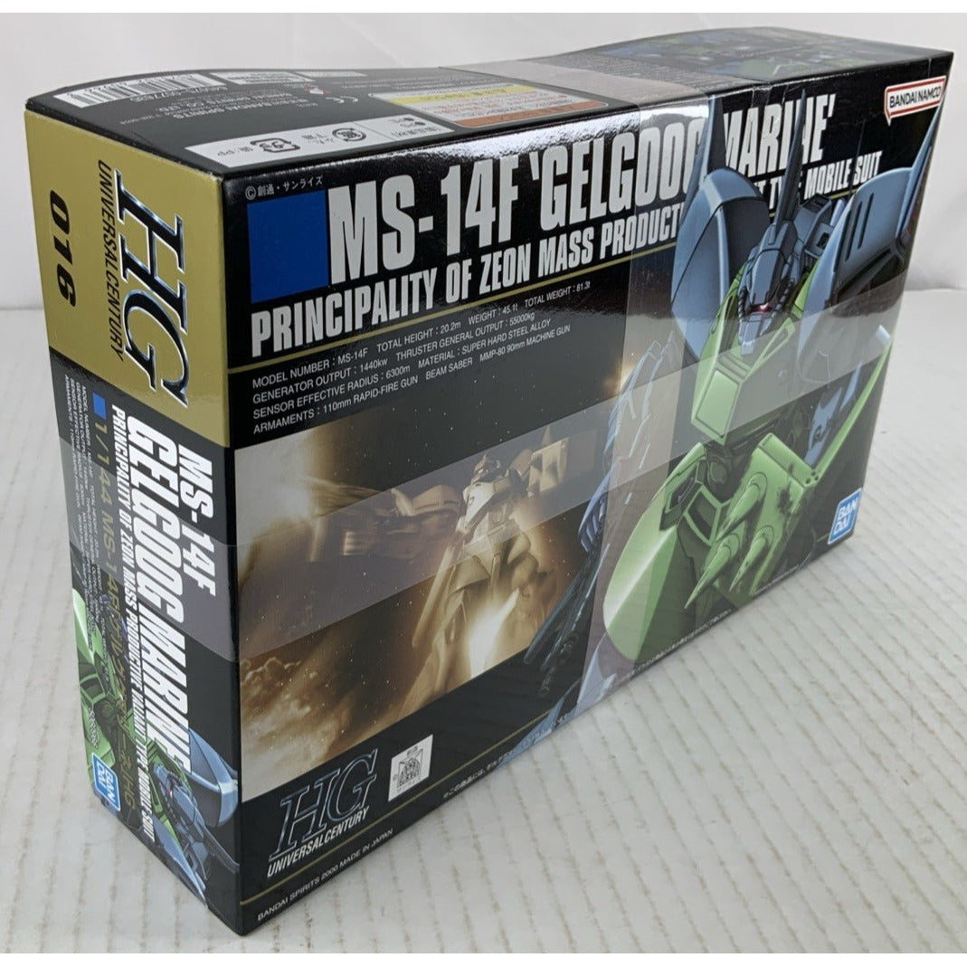 BANDAI HG MS-14F Gelgoog Marine Gundam 016 0083 1:144 model kit DISTRESSED BOX
