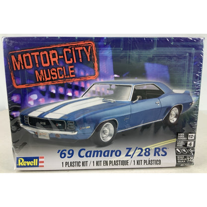 REVELL 1969 Chevy Camaro Z/28 RS 1:25 model kit DISTRESSED BOX