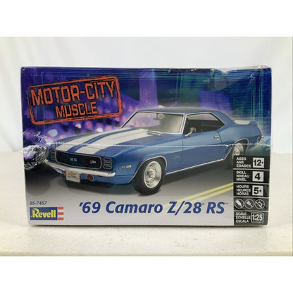 REVELL 1969 Chevy Camaro Z/28 RS 1:25 model kit DISTRESSED BOX
