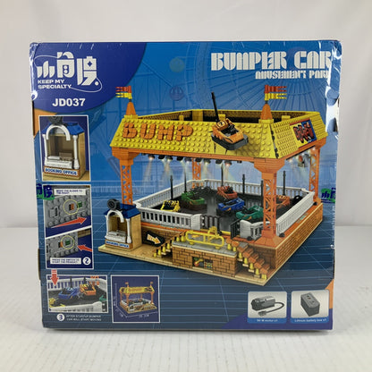 Bumper Cars Dodgems Amusement Park Ride Building Block Compatible Motorized Set