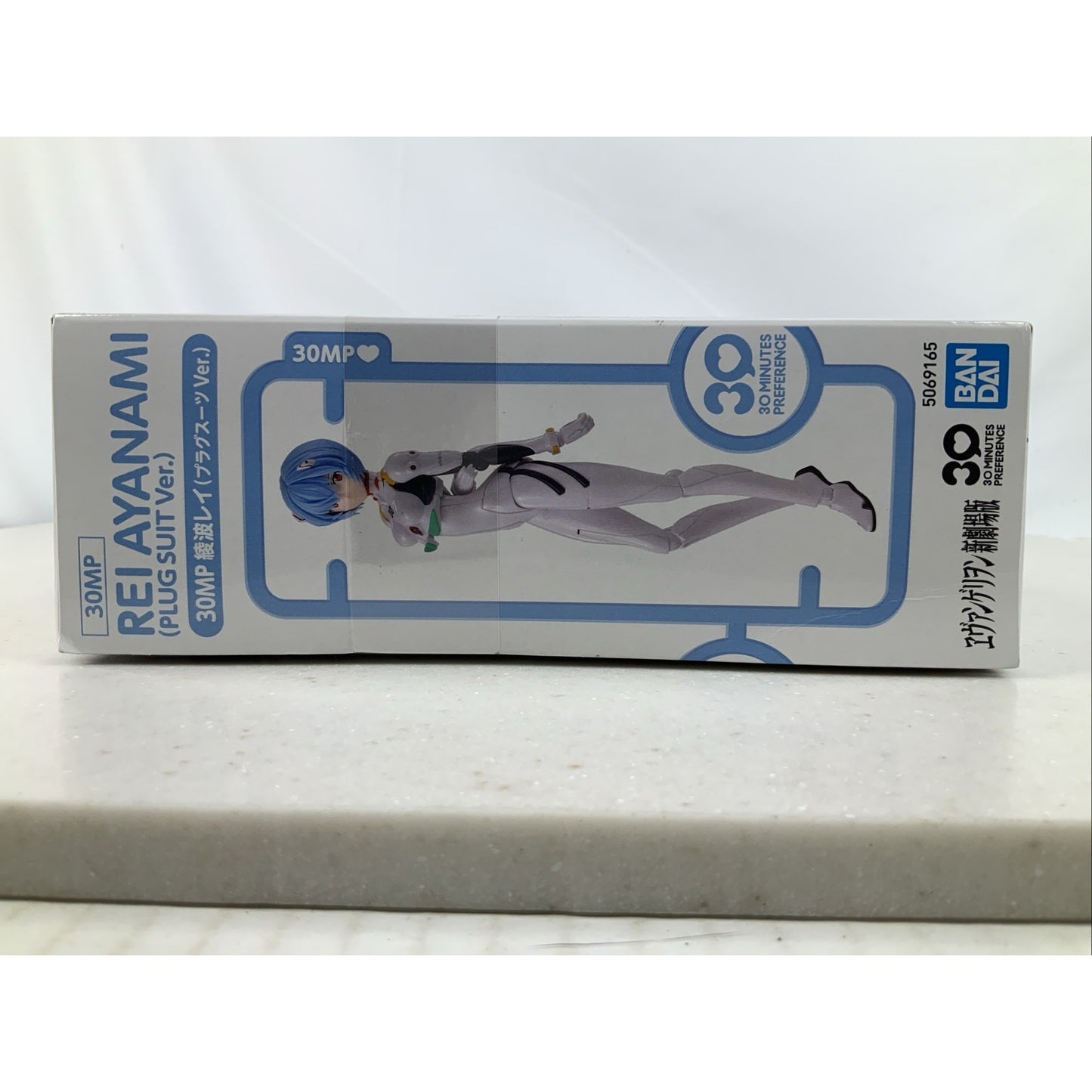 BANDAI 30MP Rei Ayanami Plug Suit Ver. model kit DISTRESSED BOX