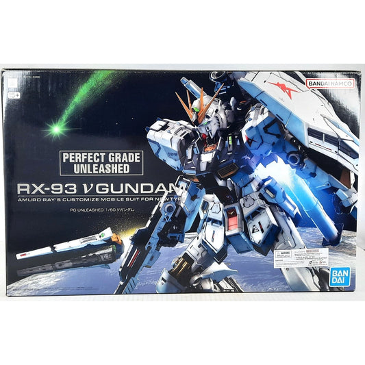 BANDAI PG RX-93 Nu v Gundam Unleashed 1:60 model kit DISTRESSED BOX