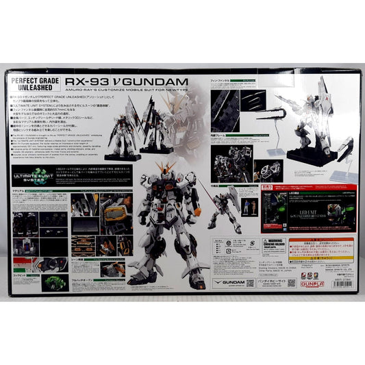 BANDAI PG RX-93 Nu v Gundam Unleashed 1:60 model kit DISTRESSED BOX