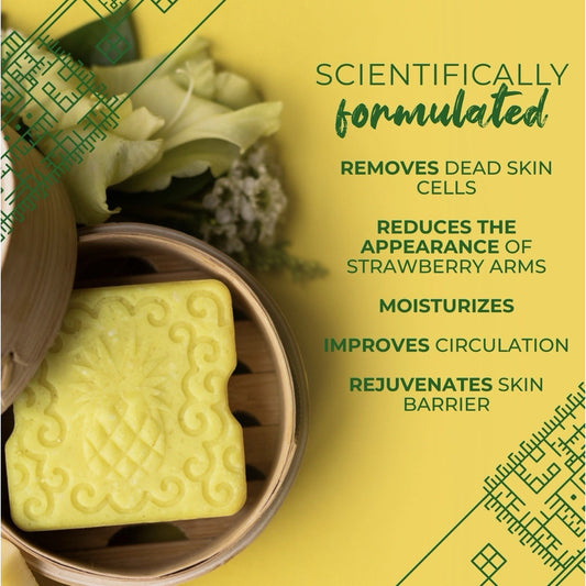 Viori Exfoliating Sugar Pineapple Limited Edition Bath Solid Bar