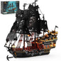 Pirate Ship Building Block Black Toy Set with Lights Pearl  Model Boat Kit NIB