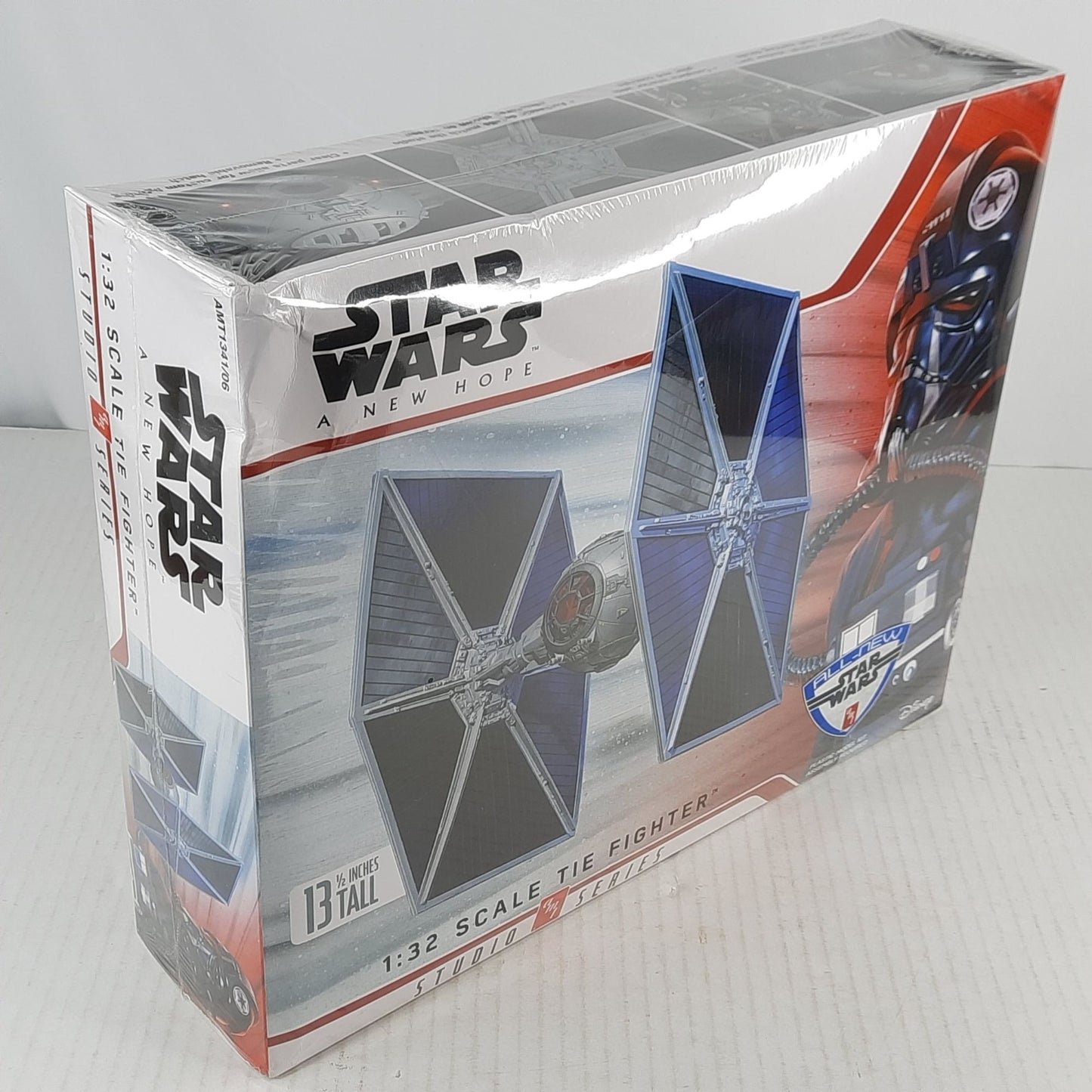 AMT Star Wars TIE Fighter Studio Series 1:32 A New Hope model kit DISTRESSED BOX