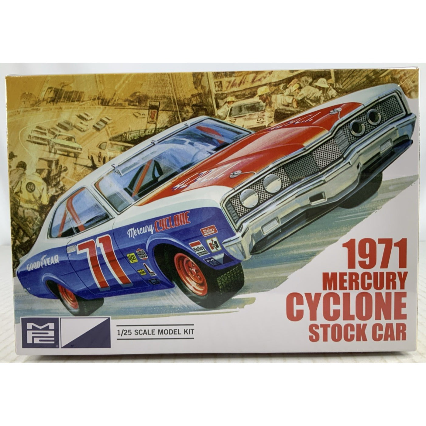 MPC 1971 Mercury Cyclone Stock Car 1:25 model kit
