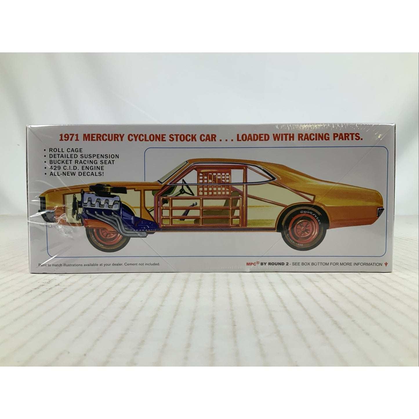 MPC 1971 Mercury Cyclone Stock Car 1:25 model kit