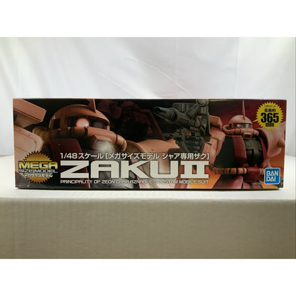 BANDAI MS Char's Zaku II Mega Size MS-06S 365mm 1:48 model kit DISTRESSED BOX