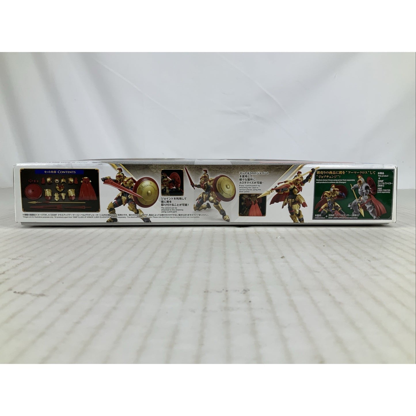 BANDAI 30MF Class Up Armor Liber Gladiator model kit DISTRESSED BOX