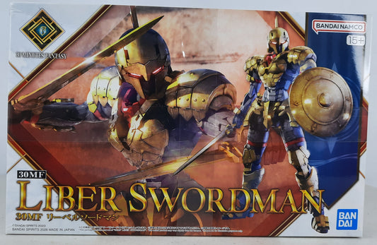 BANDAI 30MF Liber Swordman model kit DISTRESSED BOX