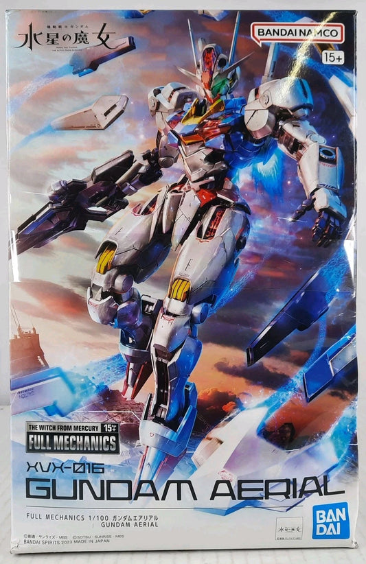 BANDAI XVX-016 Gundam Aerial Full Mechanics WfM 1:100 model kit DISTRESSED BOX