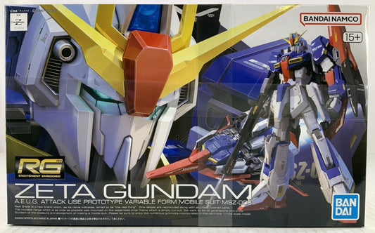 BANDAI RG Zeta Gundam Z MSZ-006 10 1:144 model kit DISTRESSED BOX