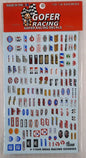 GOFER RACING DECALS Drag Racing goodies SHEET 1:24 1:25 CAR MODEL 11049