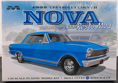 MOEBIUS 1965 Chevy II Nova Resto Mod Coupe 65 chevrolet 1:25 model kit 2323