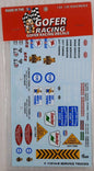 GOFER RACING DECALS Service trucks pickups SHEET 1:24 1:25 CAR MODEL 11014