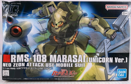 BANDAI HG Marasai Unicorn Ver RMS-108 138 1:144 model kit DISTRESSED BOX