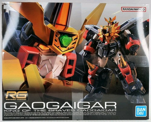 BANDAI RG Gaogaigar King of the Braves model kit 2602252 DISTRESSED BOX