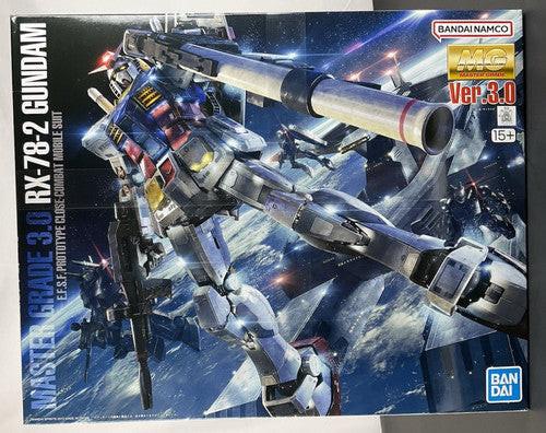 BANDAI Gundam RX-78-2 Ver 3.0 EFSF MG 1/100 Model Kit USA Seller DISTRESSED BOX