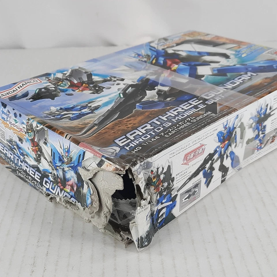 BANDAI HG Earthree Gundam hiroto Build Divers 001 1:144 model kit DISTRESSED BOX