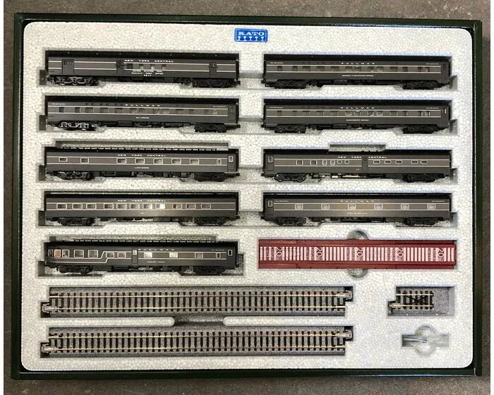 KATO New York Central 20th Century Limited 9 Car Set N SCALE 106-100 UNITRACK