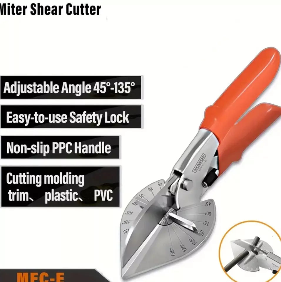 Multi Angle Miter Shear Cutter Shear adjustable balsa wood Tool 45 to 135 Degree