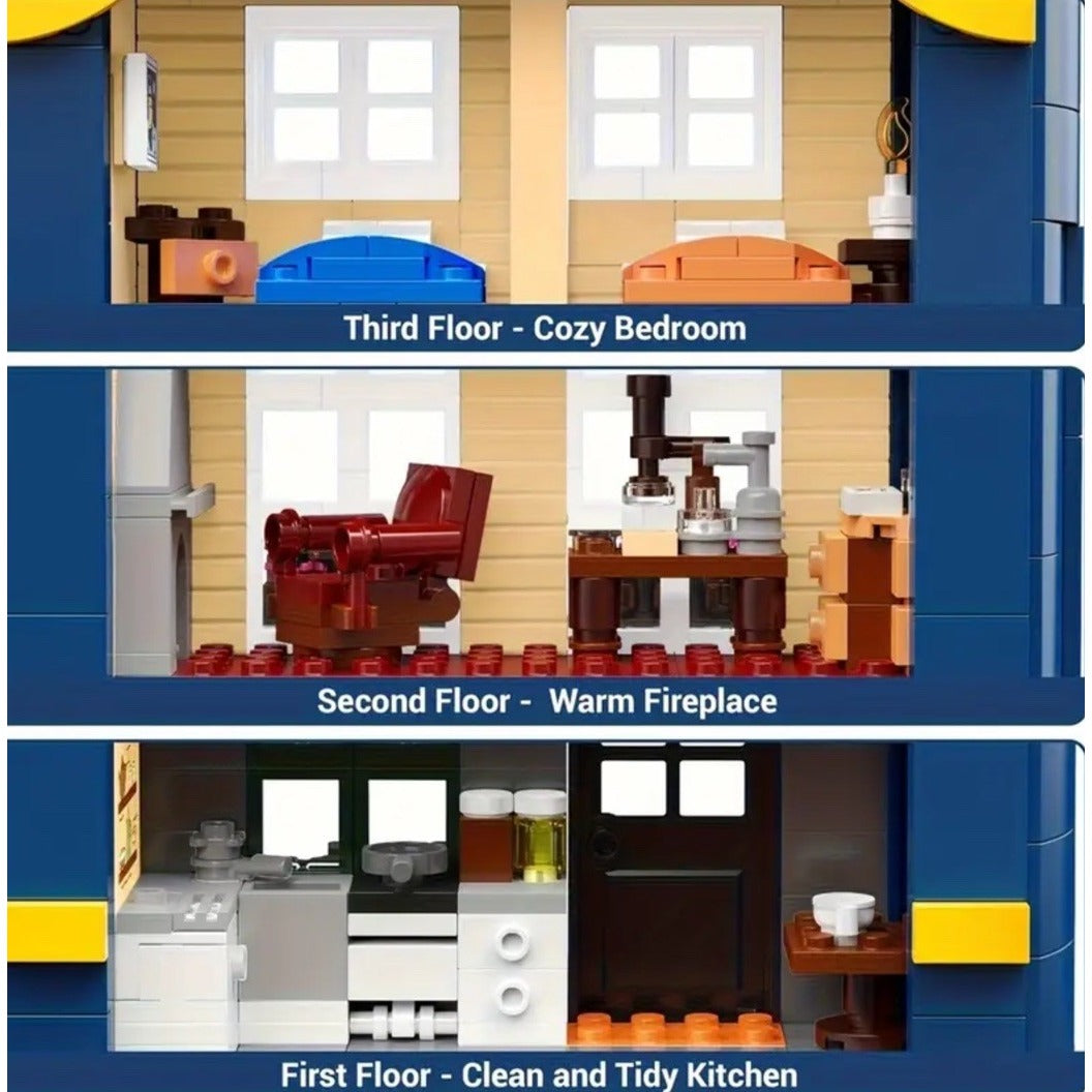 Sherlock Holmes Building Block Book Set Baker Street London Compatible Brick Set
