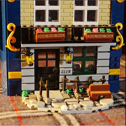 Sherlock Holmes Building Block Book Set Baker Street London Compatible Brick Set