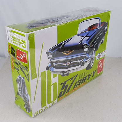 AMT 1957 Chevy Bel Air convertible LARGE SCALE 1:16 model kit DISTRESSED BOX
