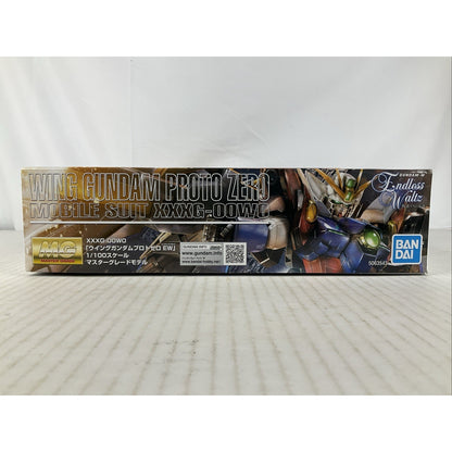 BANDAI MG Wing Gundam Proto Zero XXXG-00W0 EW 1:100 model kit DISTRESSED BOX
