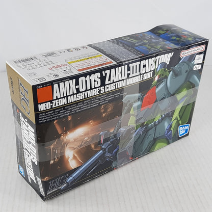 BANDAI AMX-011S ZAKU III custom Mashymre 003 1:144 model kit DISTRESSED BOX